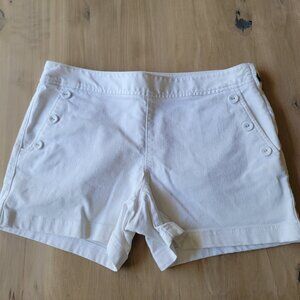 Loft Women's White Denim Shorts